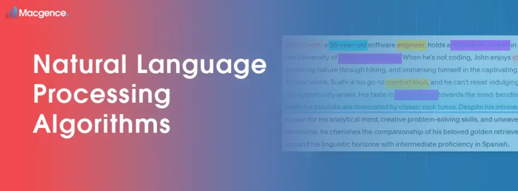 Algorithmes de traitement du langage naturel