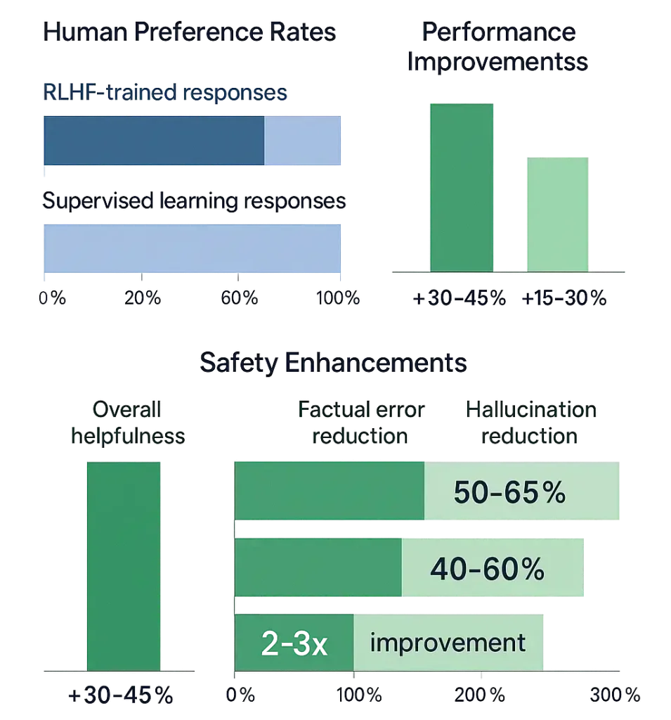 Statistics on the Impact of RLHF