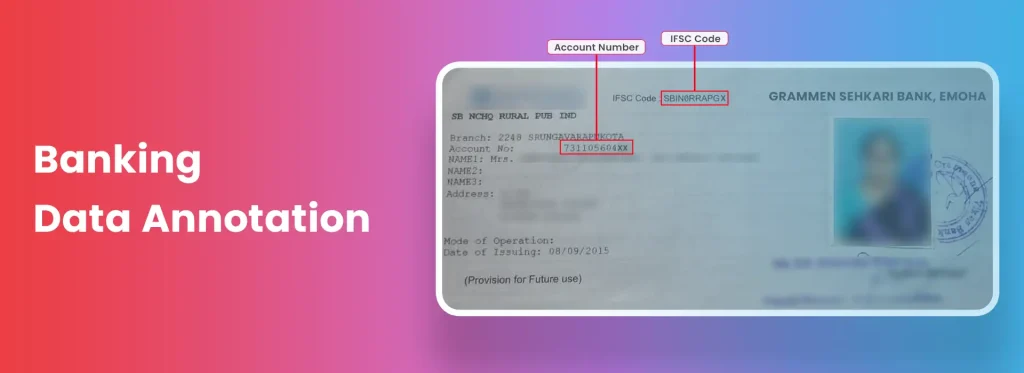 banking data annotation