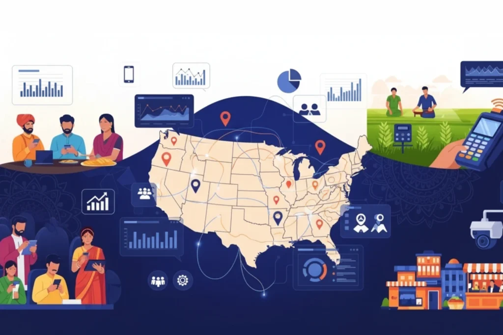 Службы сбора данных с помощью ИИ в США