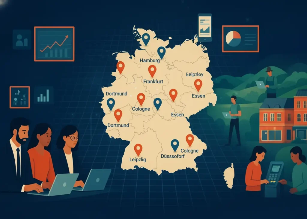 Карта Германии