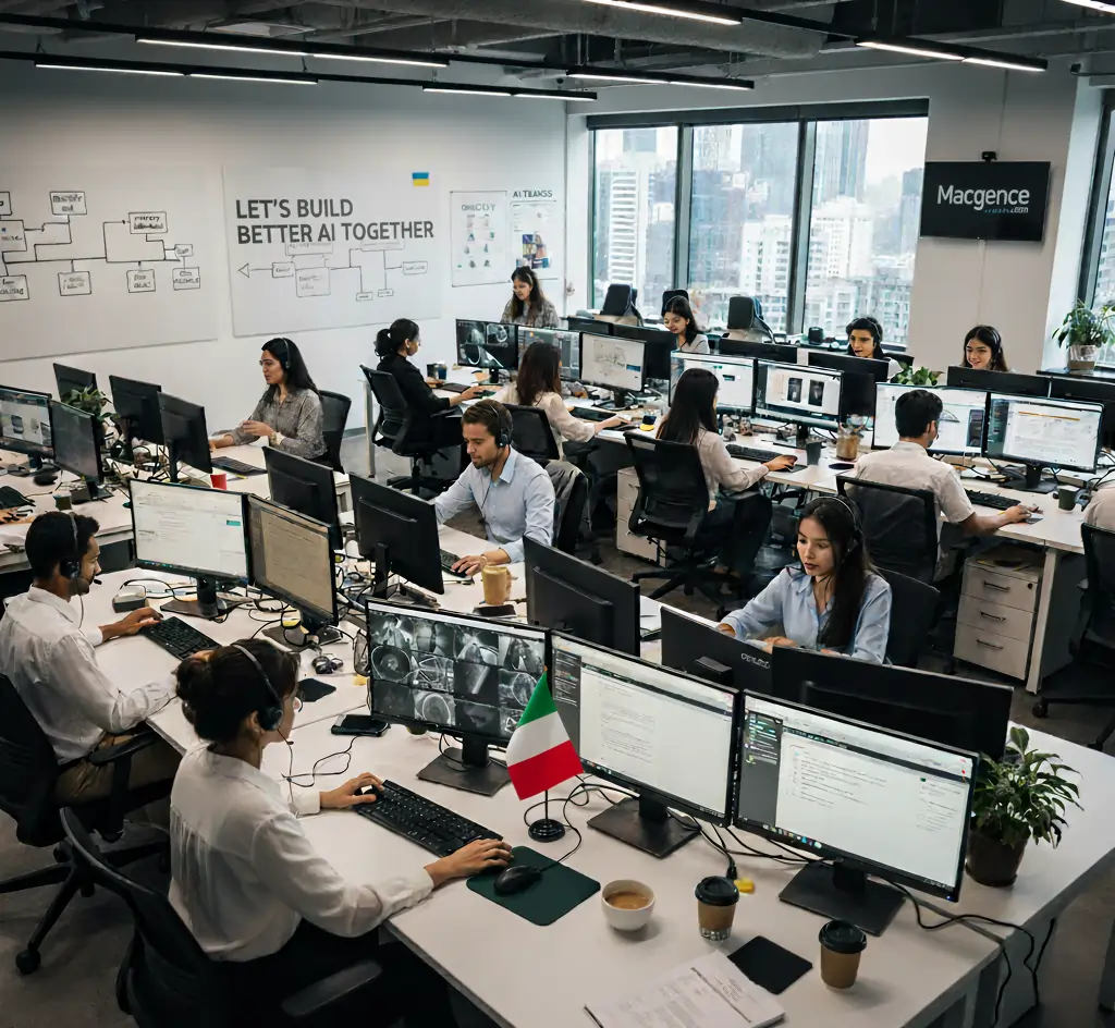 AI Data Collection Services in Italy Office