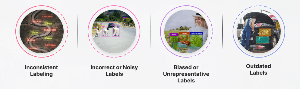 Common Data Labeling Quality Issues in Real Projects