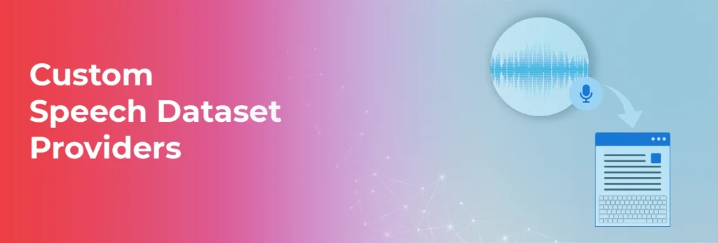 custom speech dataset providers