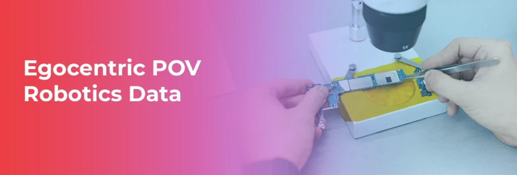 egocentric POV robotics data