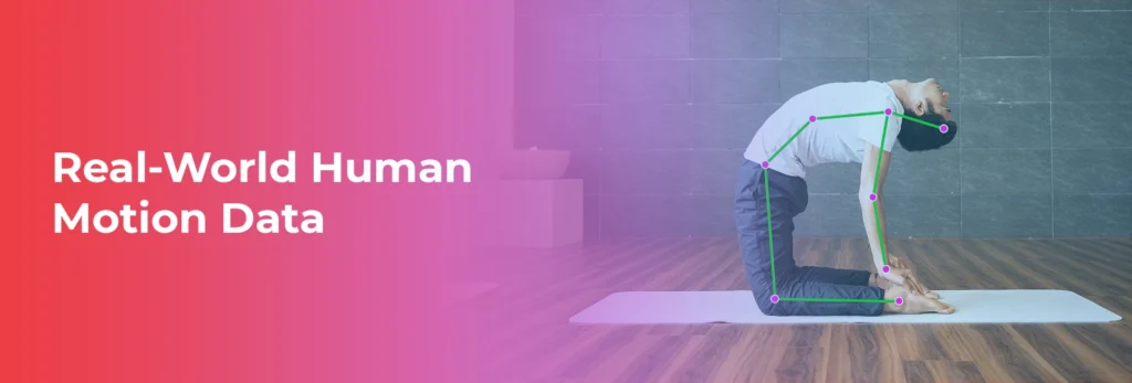real-world human motion data
