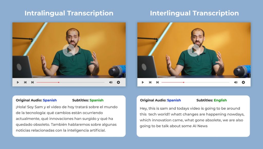video captioning services